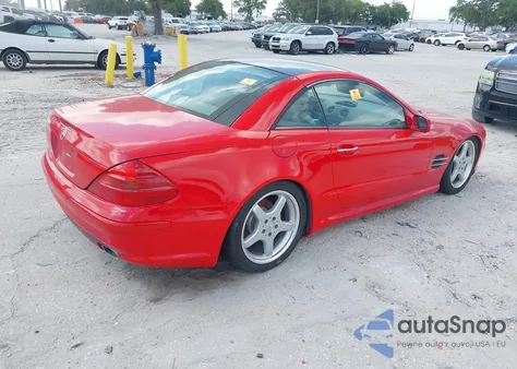 2003 Mercedes-Benz Sl 500 z USA, uszkodzony, nr VIN WDBSK75F83F019842